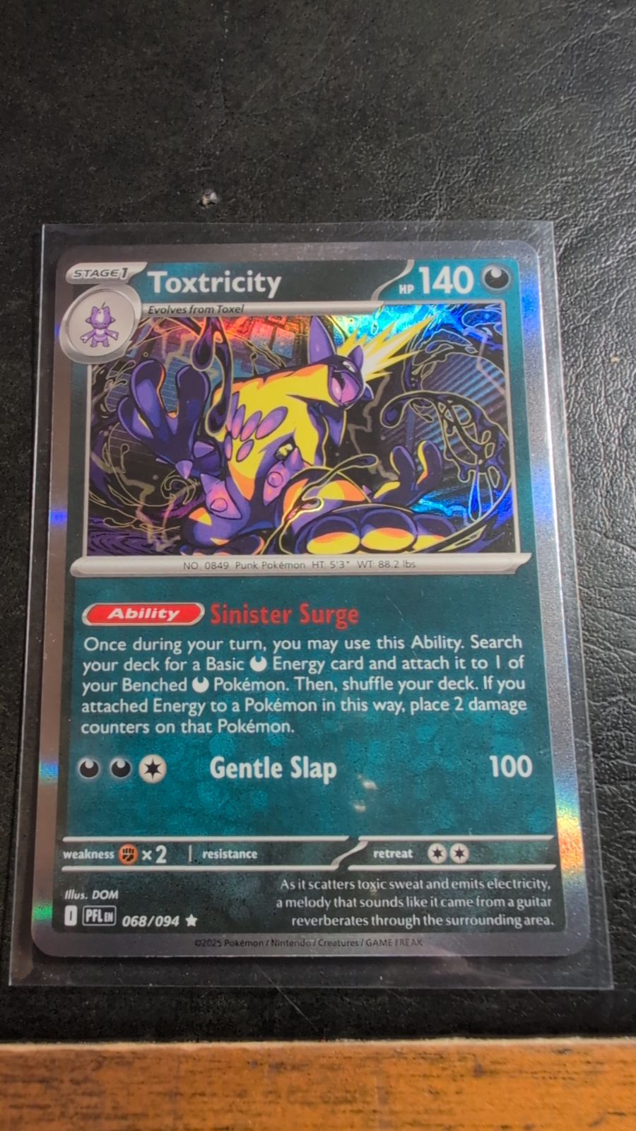 2025 Pokémon Prismatic Fates Toxtricity #068/094 - Media 1