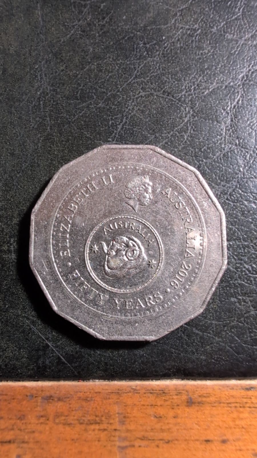 2016 Royal Australian Mint 50 Years of Decimal Currency 50c Coin - Media 1