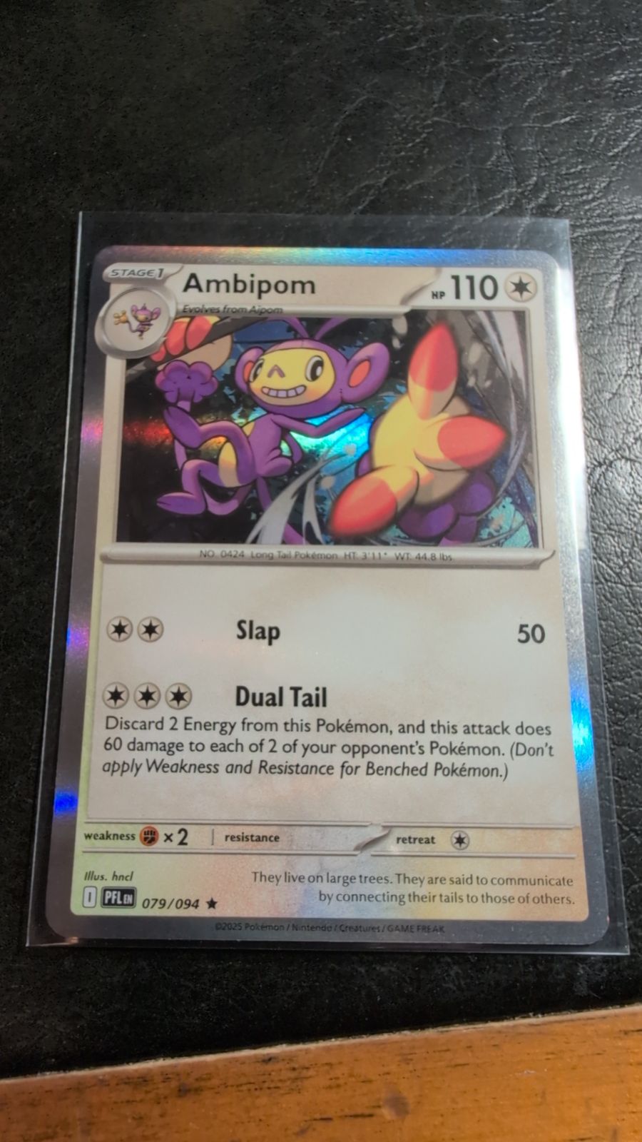 2025 Pokémon Plasma Freeze Ambipom #079/094 - Media 1