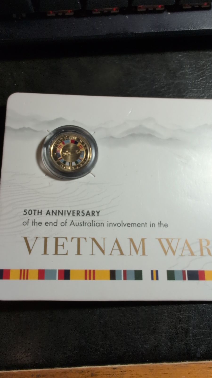 2023 Australian $2 Vietnam War 50th Anniversary Carded Coin - Media 3