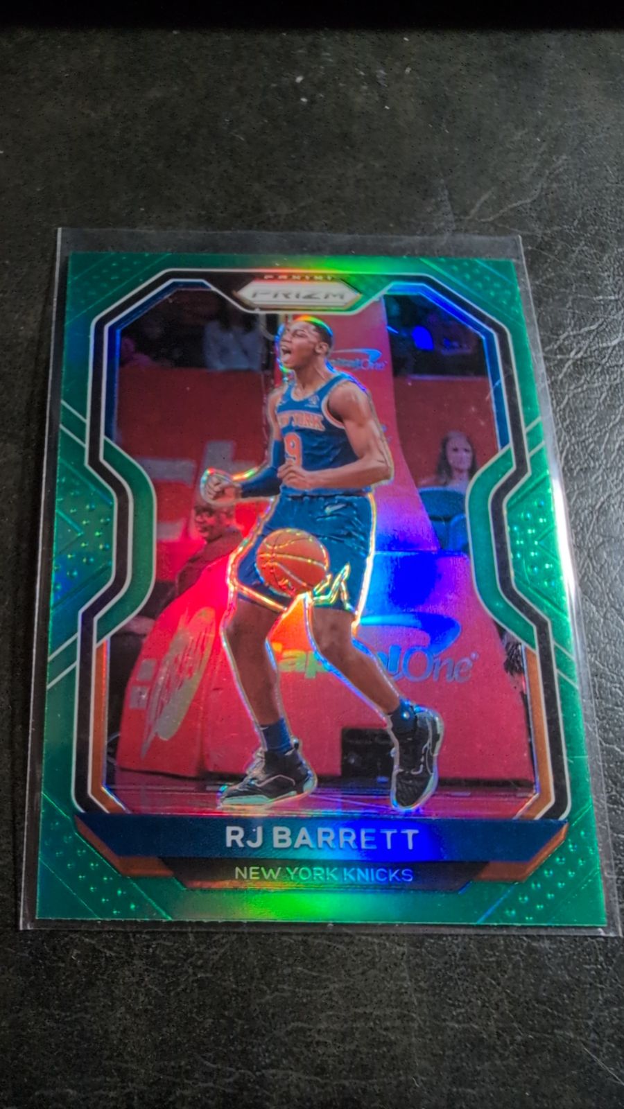 2020 Panini Prizm RJ Barrett #241 Green Prizm - Media 1