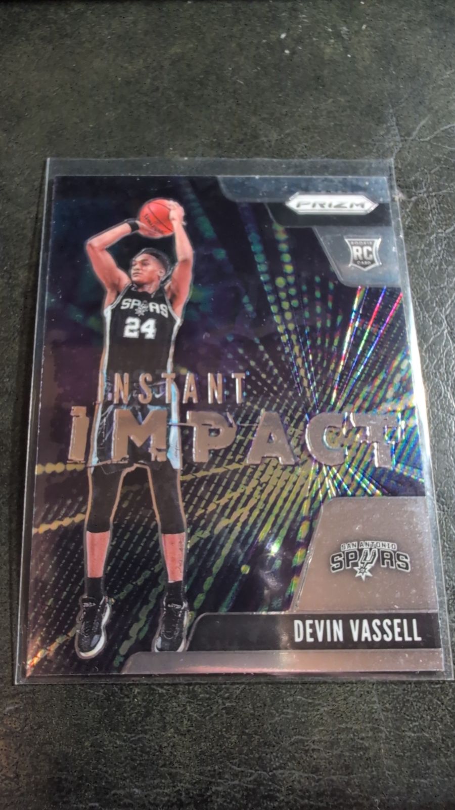 2020 Panini Prizm Instant Impact Devin Vassell #17 - Media 1