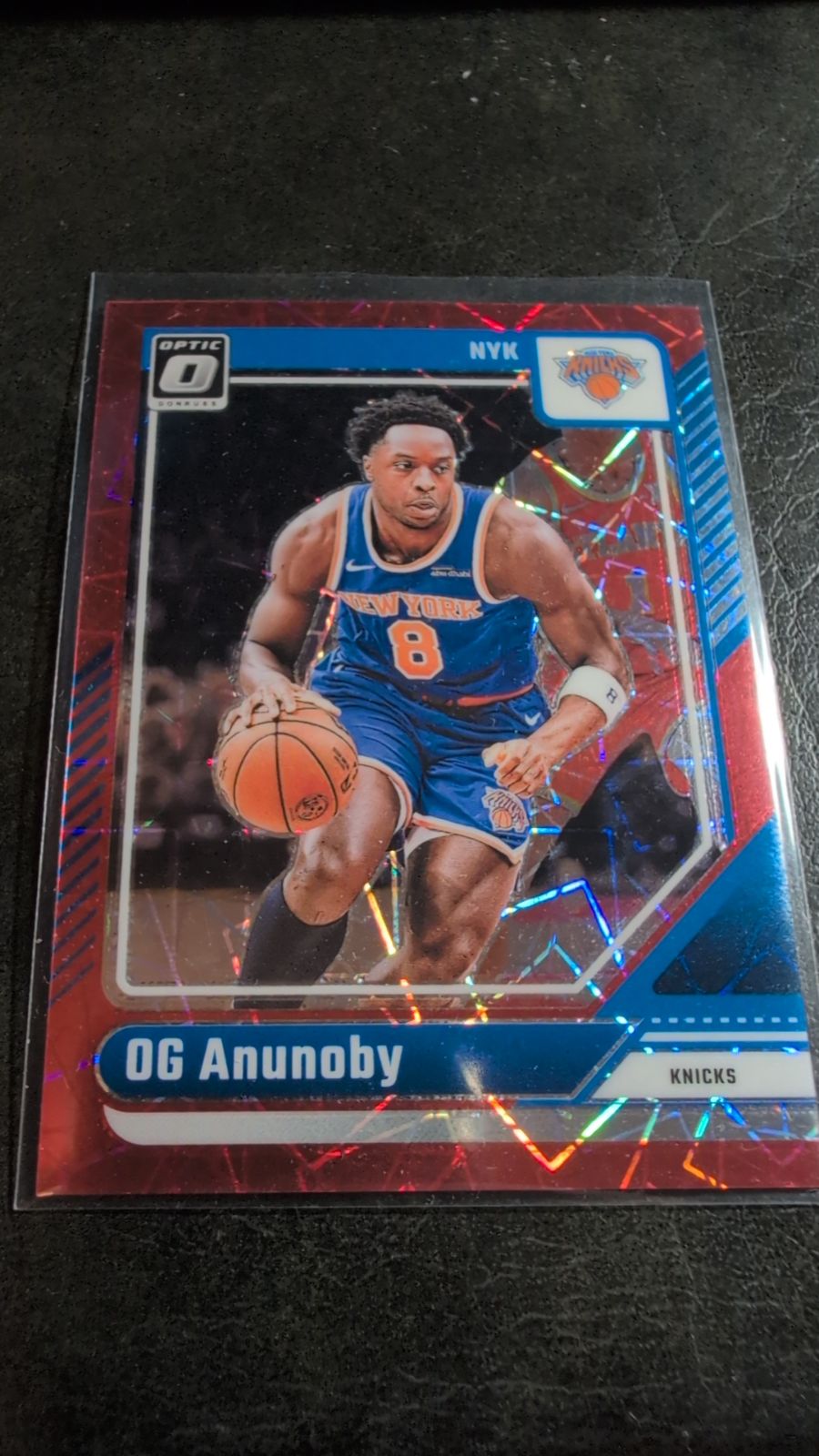 2024 Panini Donruss Optic OG Anunoby Red Laser /299 #51 - Media 1