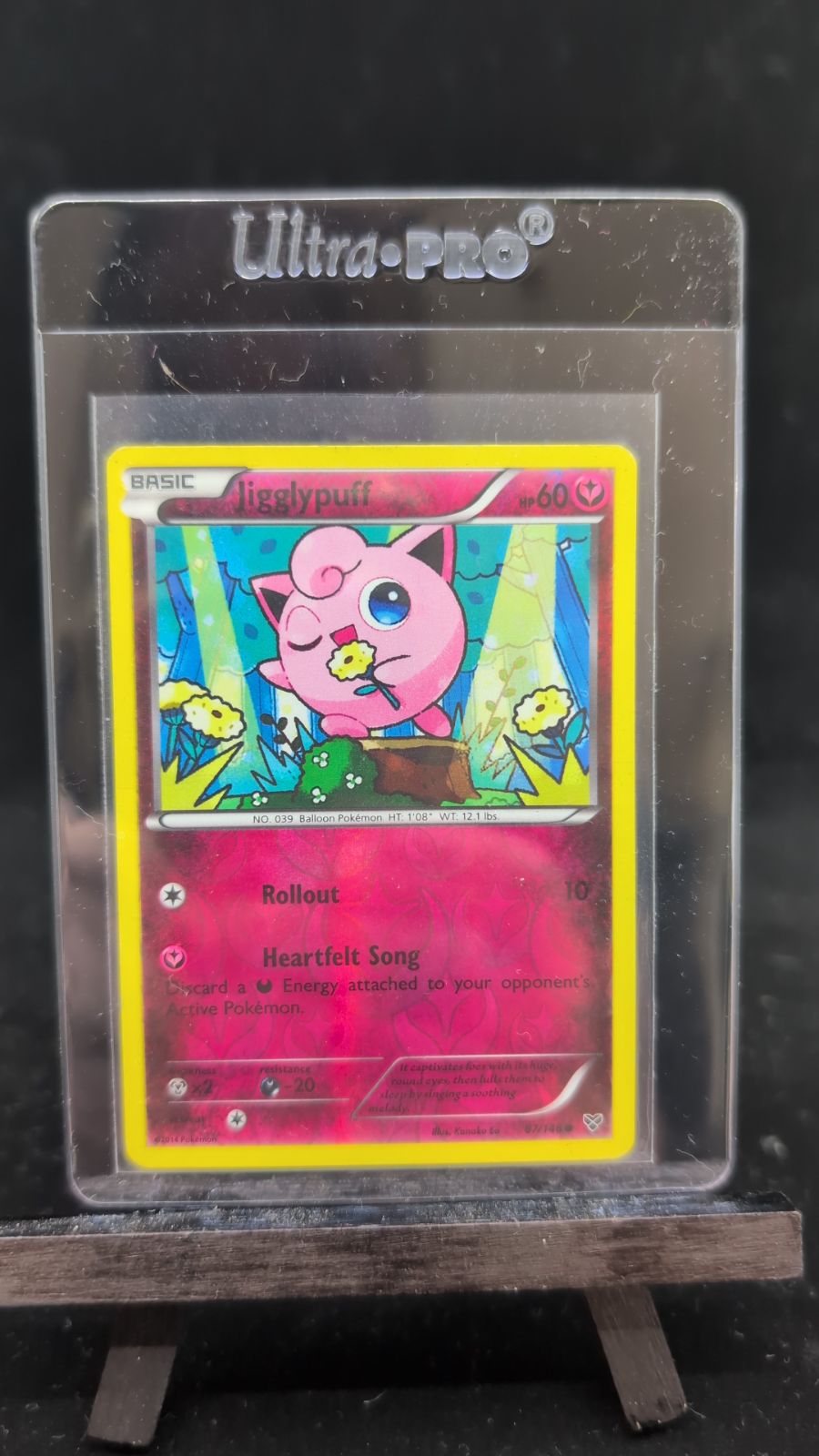 2014 Pokémon XY Base Set Jigglypuff Reverse Holo #88/146 - Media 1