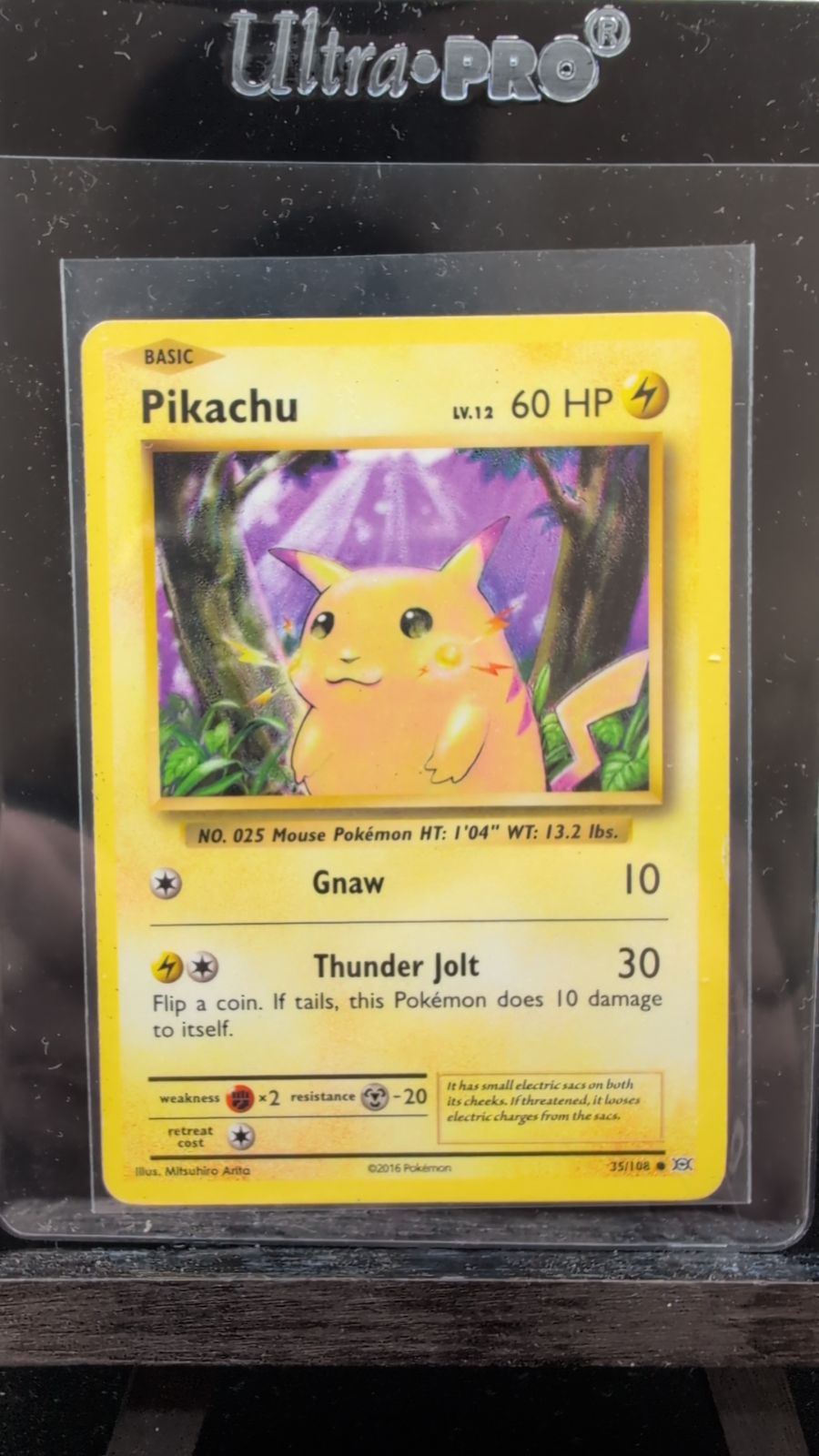 2016 Pokémon XY Evolutions Pikachu #35/108 - Media 1