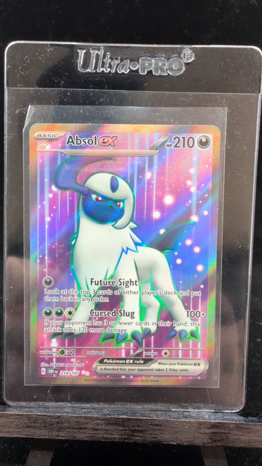 2023 Pokémon Obsidian Flames Absol ex #214 - Media 1