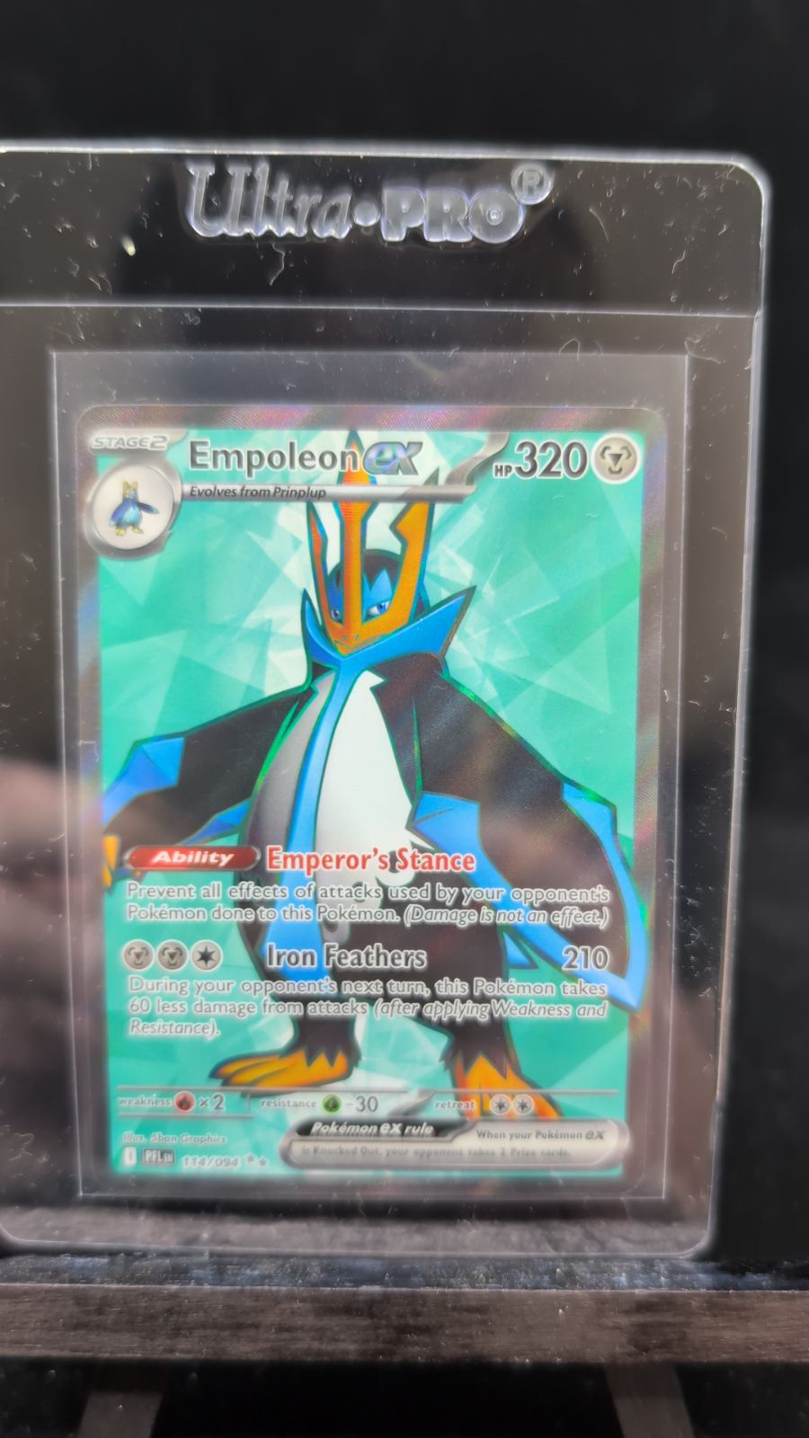 2024 Pokémon Temporal Forces Empoleon ex #122/162 - Media 1