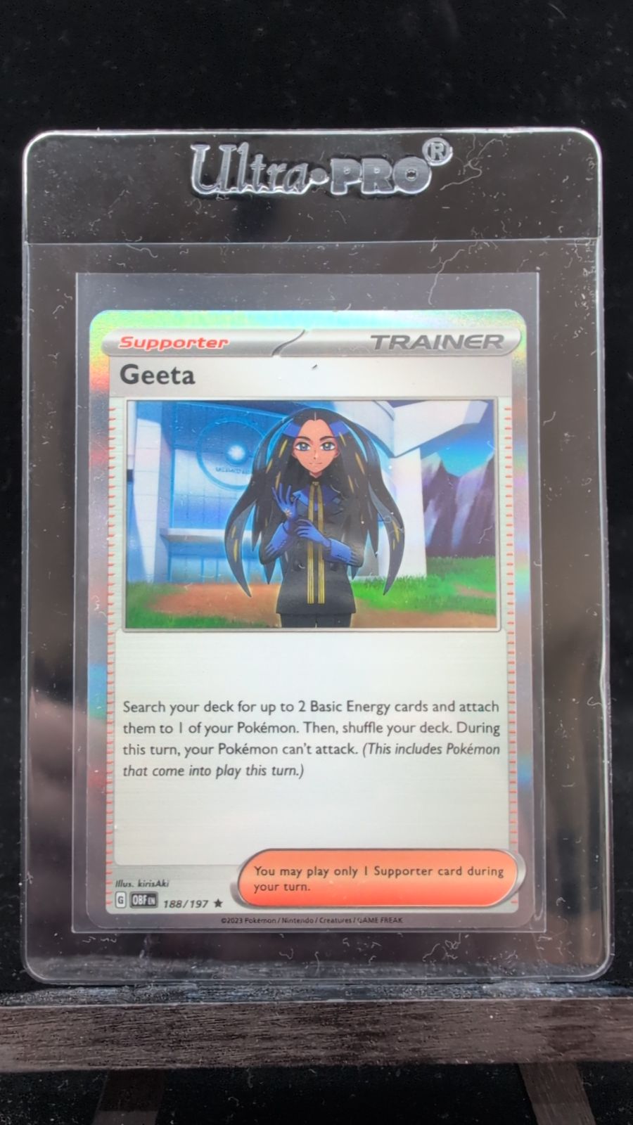 2023 Pokémon Obsidian Flames Geeta #188/197 - Media 1