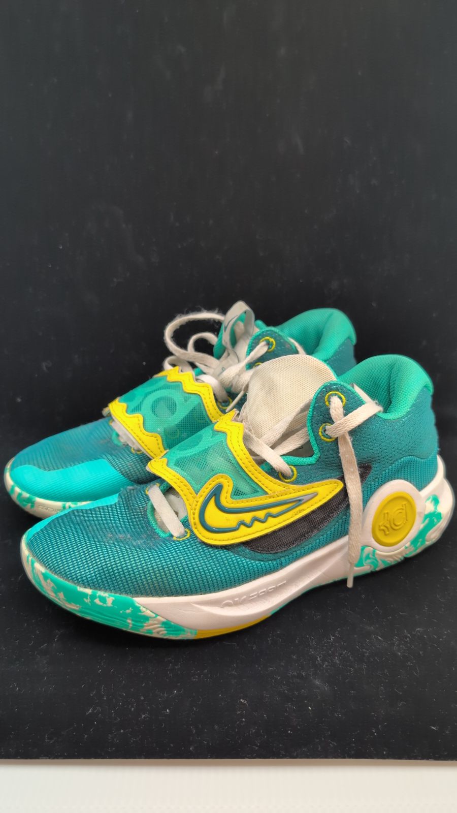 Nike KD Trey 5 VIII GS Teal Yellow - Media 1