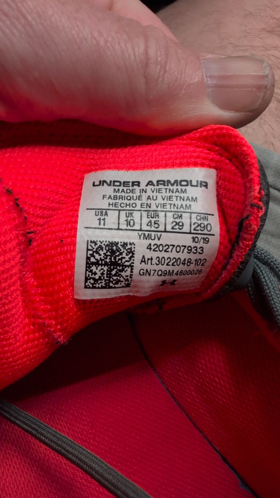 Under Armour Curry 3Zero III Halo Gray Beta Red - Media 4