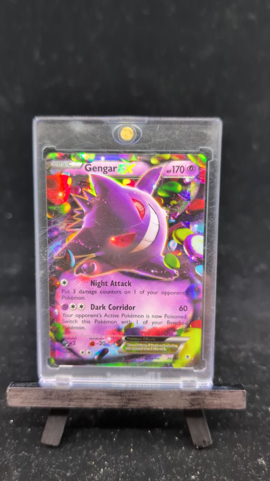 2014 Pokémon Phantom Forces Gengar EX #34/119