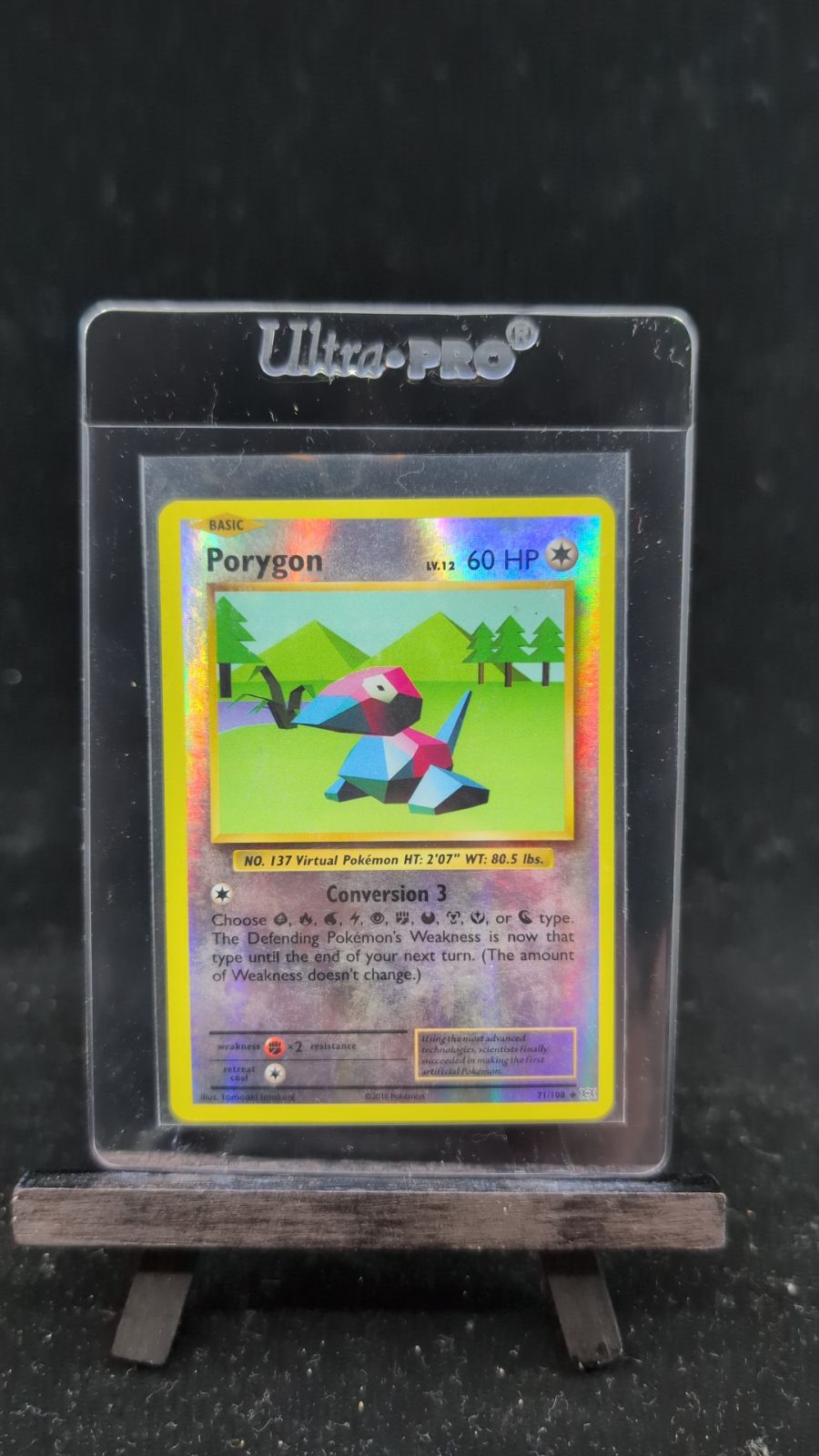 2016 Nintendo Pokémon XY Evolutions Porygon Reverse Holo #11/108