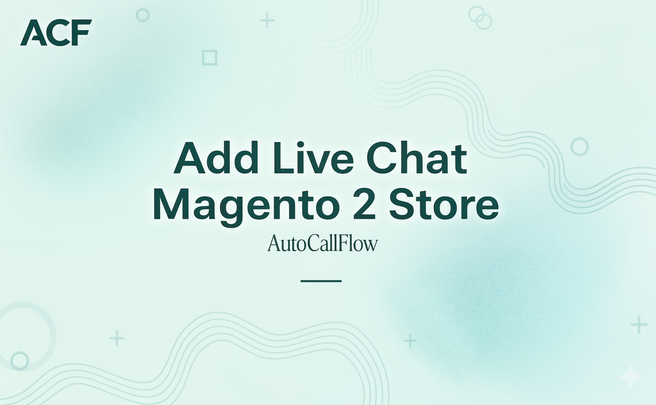 Add Live Chat Magento 2 Store