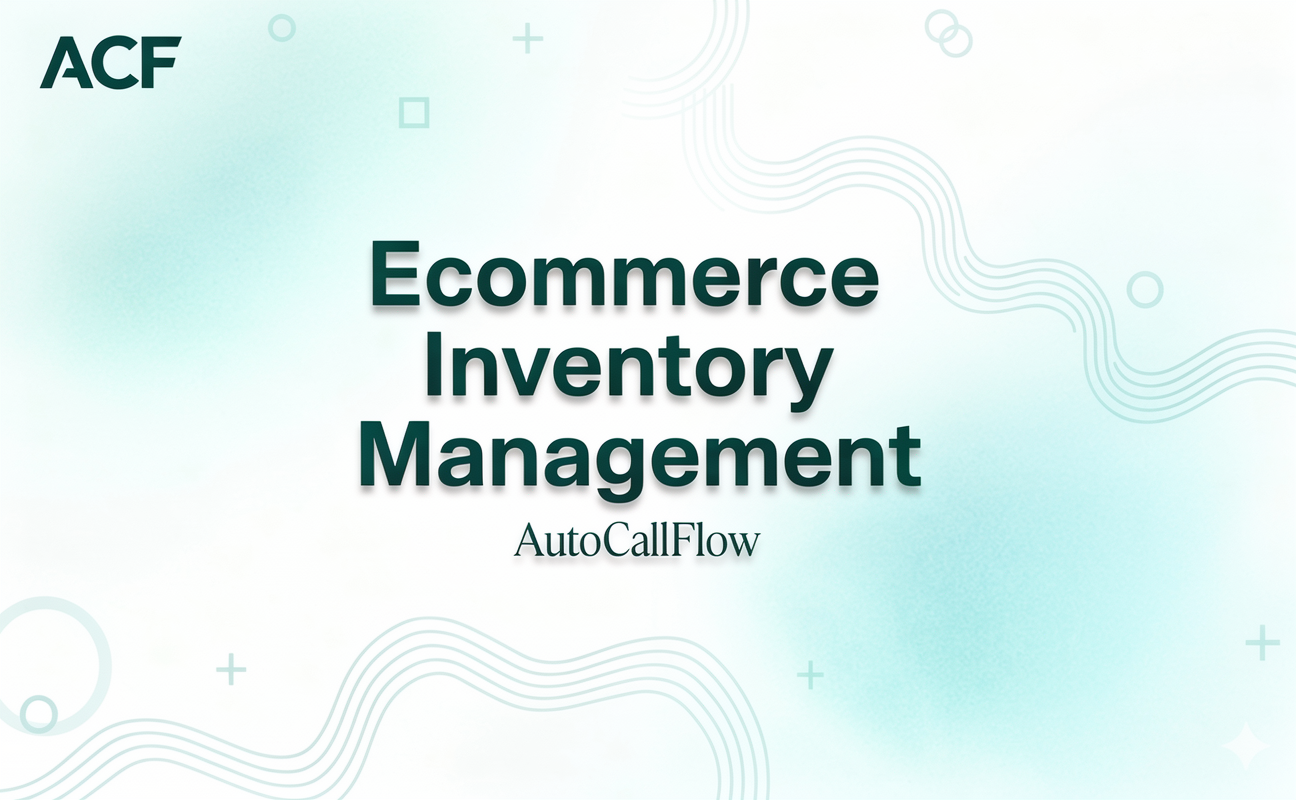 Ecommerce Inventory Management