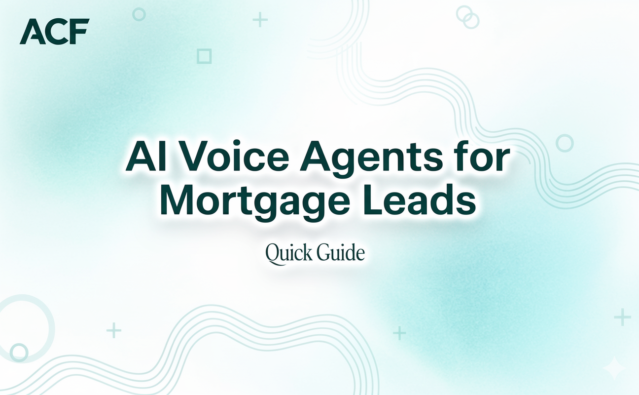 Top 5 Use Cases for AI Voice Agents in Mortgage Lending with AutoCallFlow
