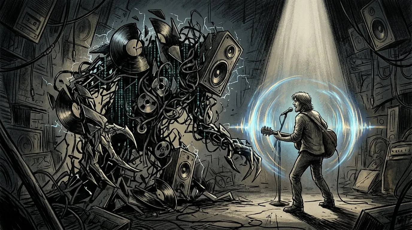 AI in Music: Live Jam Tech, Major Lawsuits, and New Chart Rules