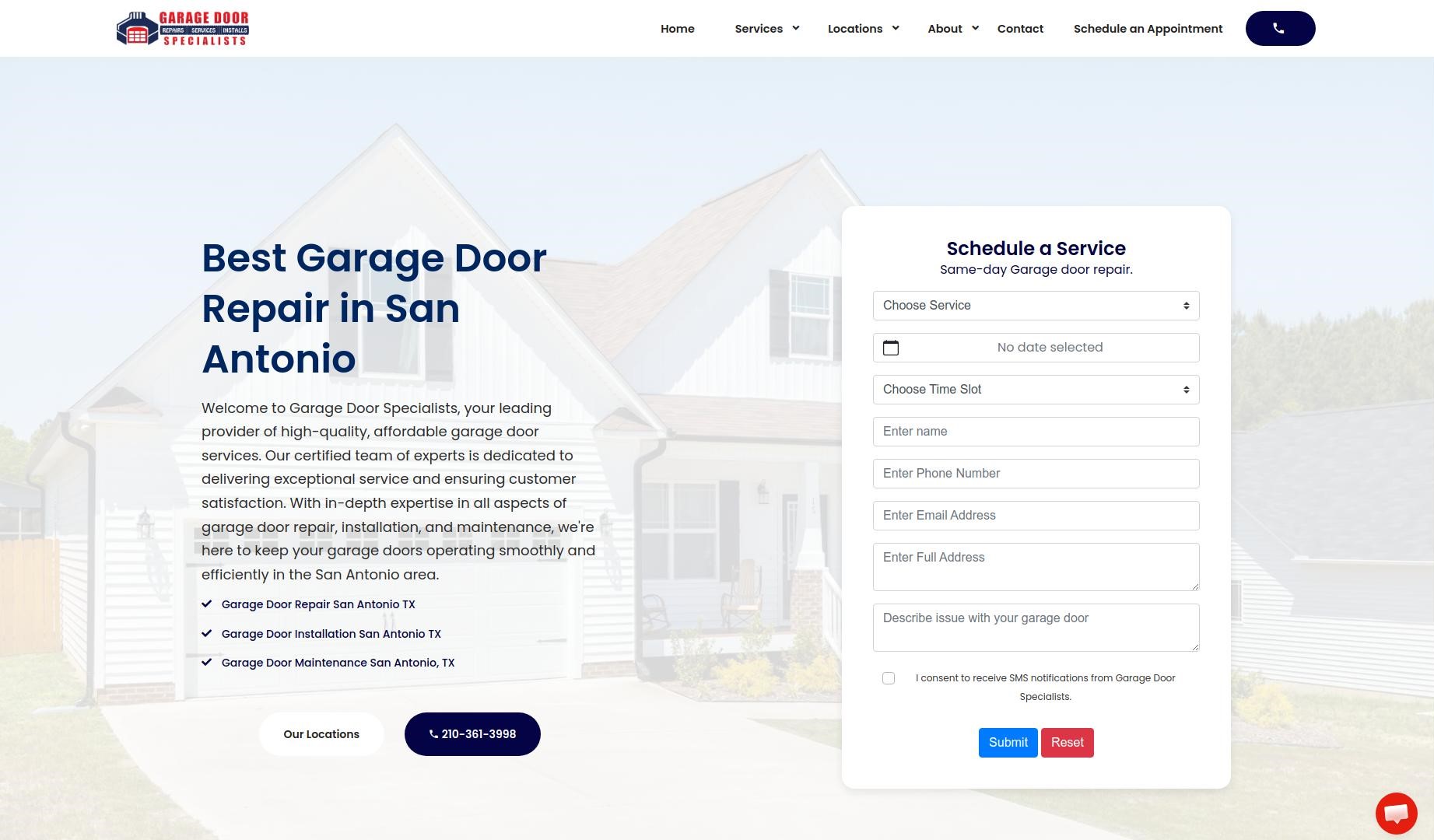 San Antonio Garage Door Repair Campaign