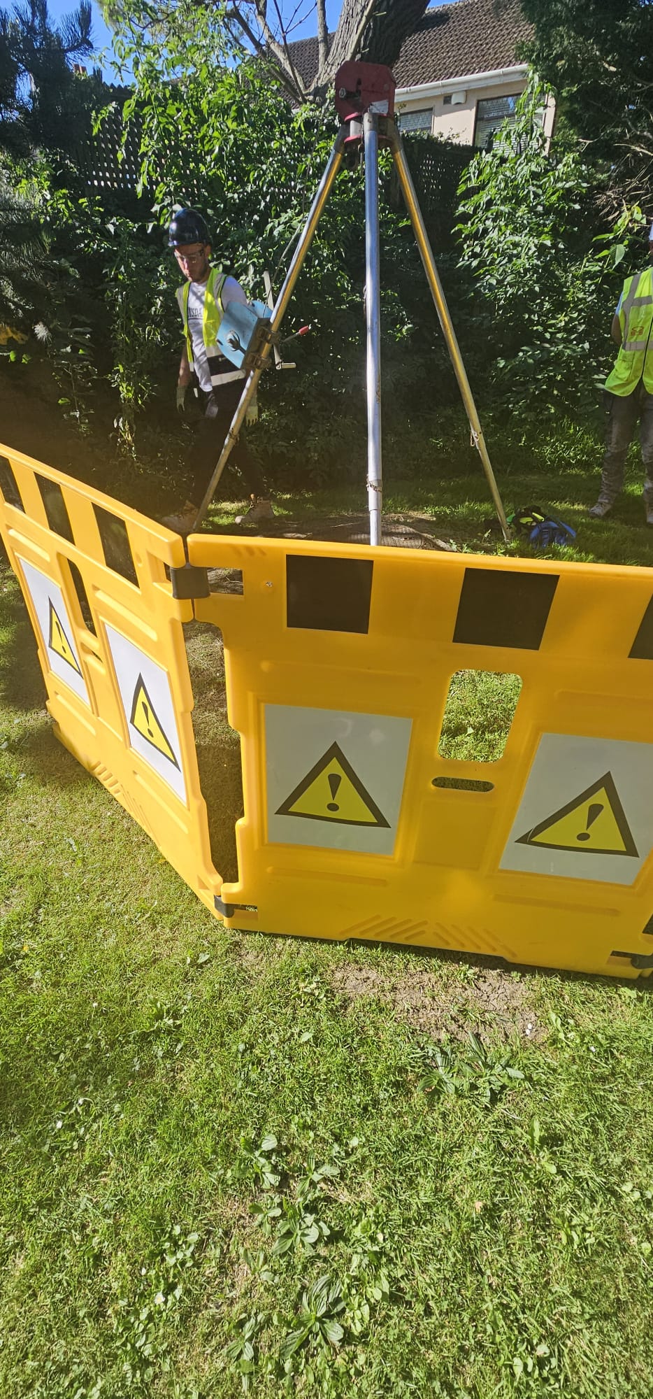 Trainees listening to instructor