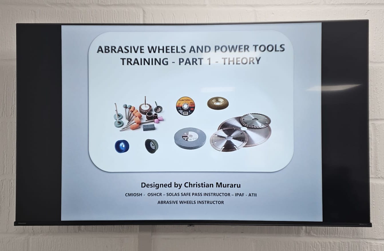 Working at heights training session