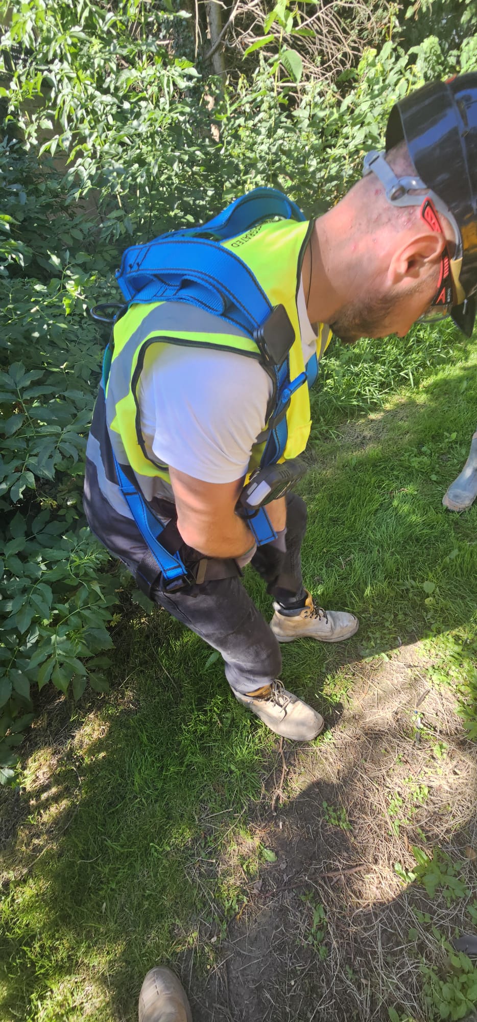 Working at heights training session