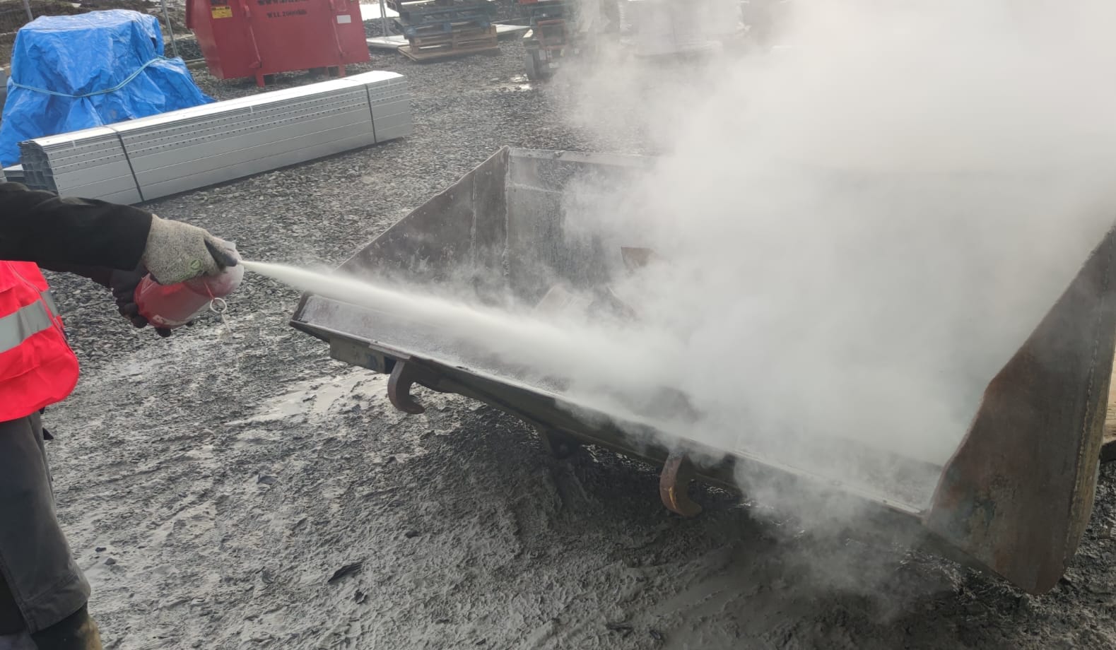 Fire marshall training in action