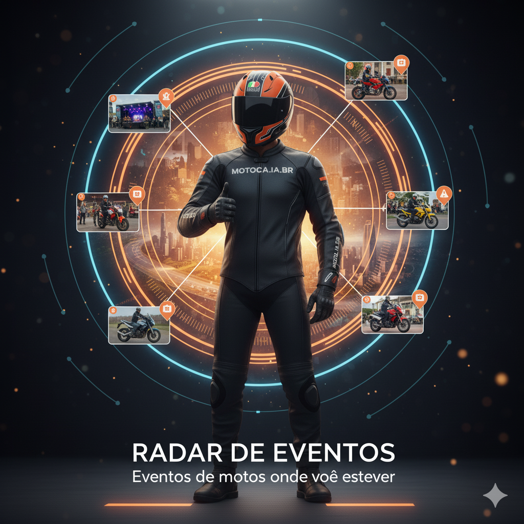 Encontre encontros, passeios e feiras de motociclismo.