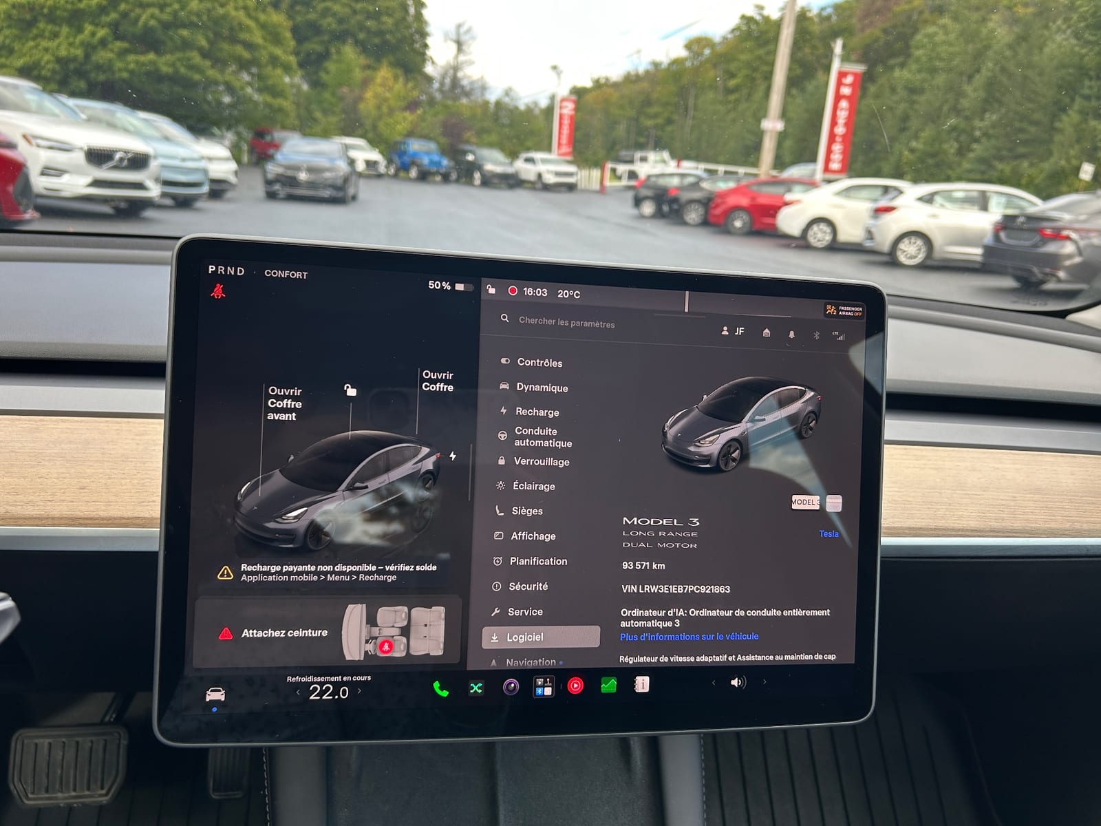 2023 tesla 3 LR AWD vignette 5