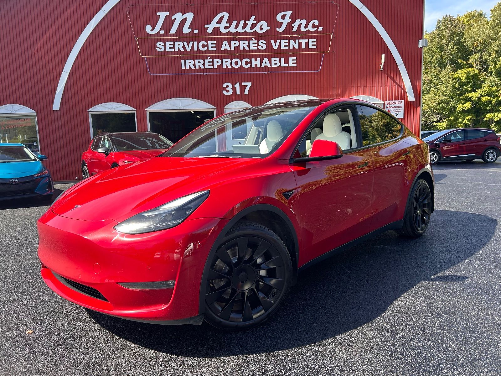2022 TESLA Model Y, PPF partiel Long range