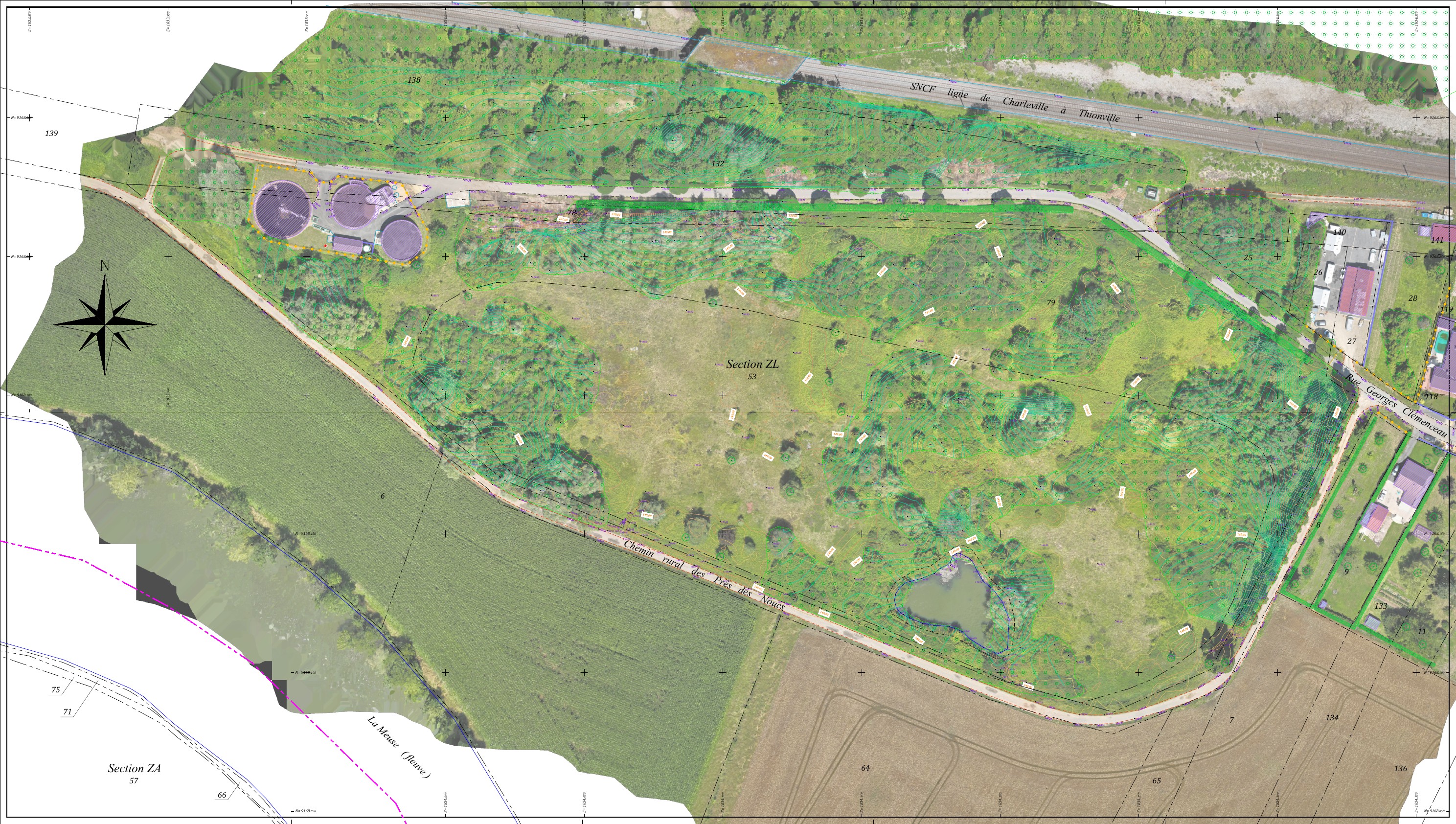 Analyse topographique terrain