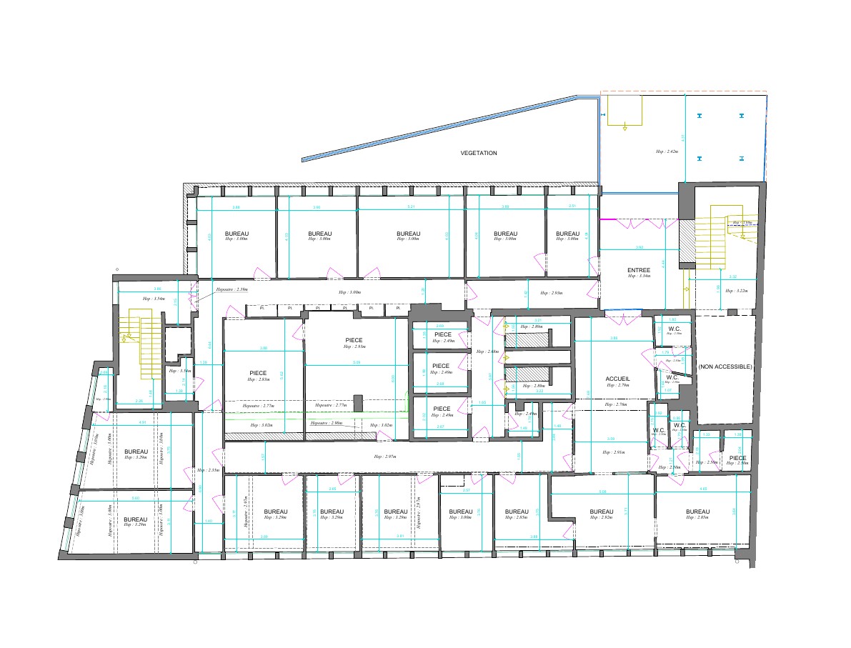 Plan d'intérieur - Détails structurels