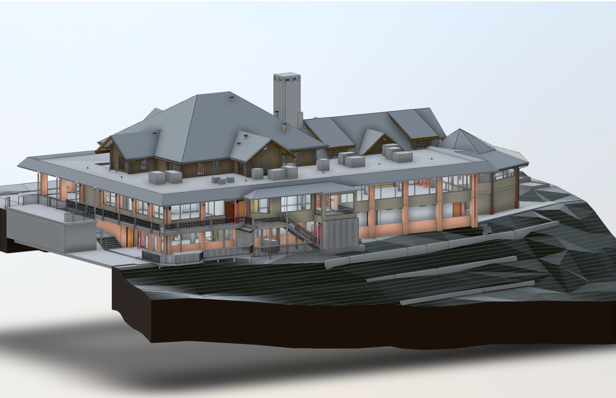 Modélisation Revit - Musgrove Country Club