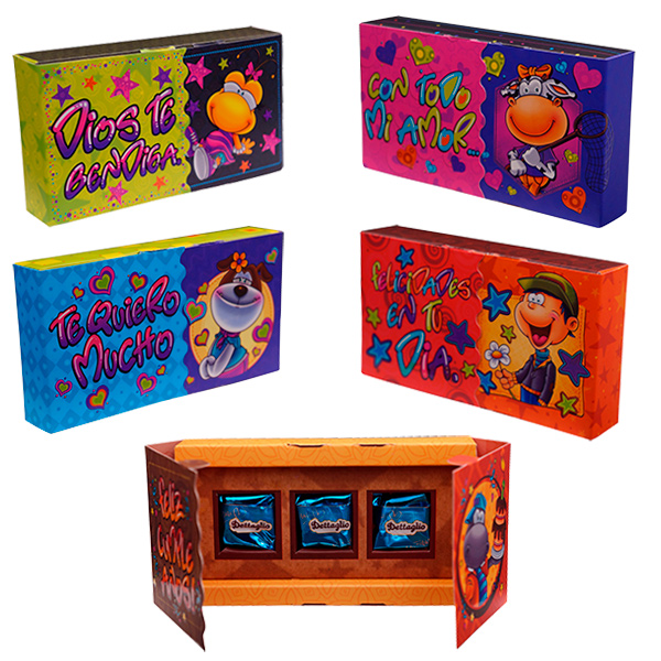 Cajas con Chocolates Majo