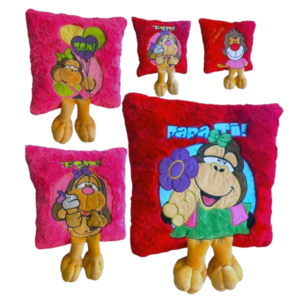 Cojín de Peluche con Patas 