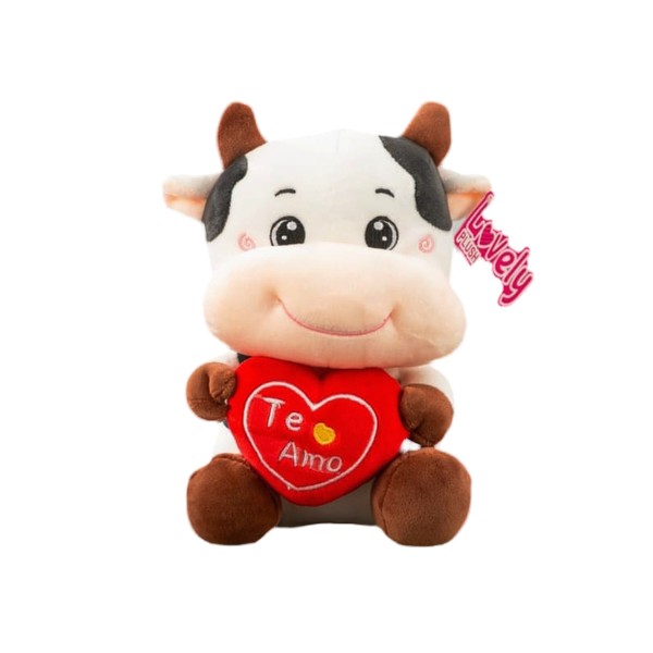 Vaca de Peluche con Corazón