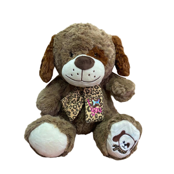 Perrito de Peluche con Bufanda