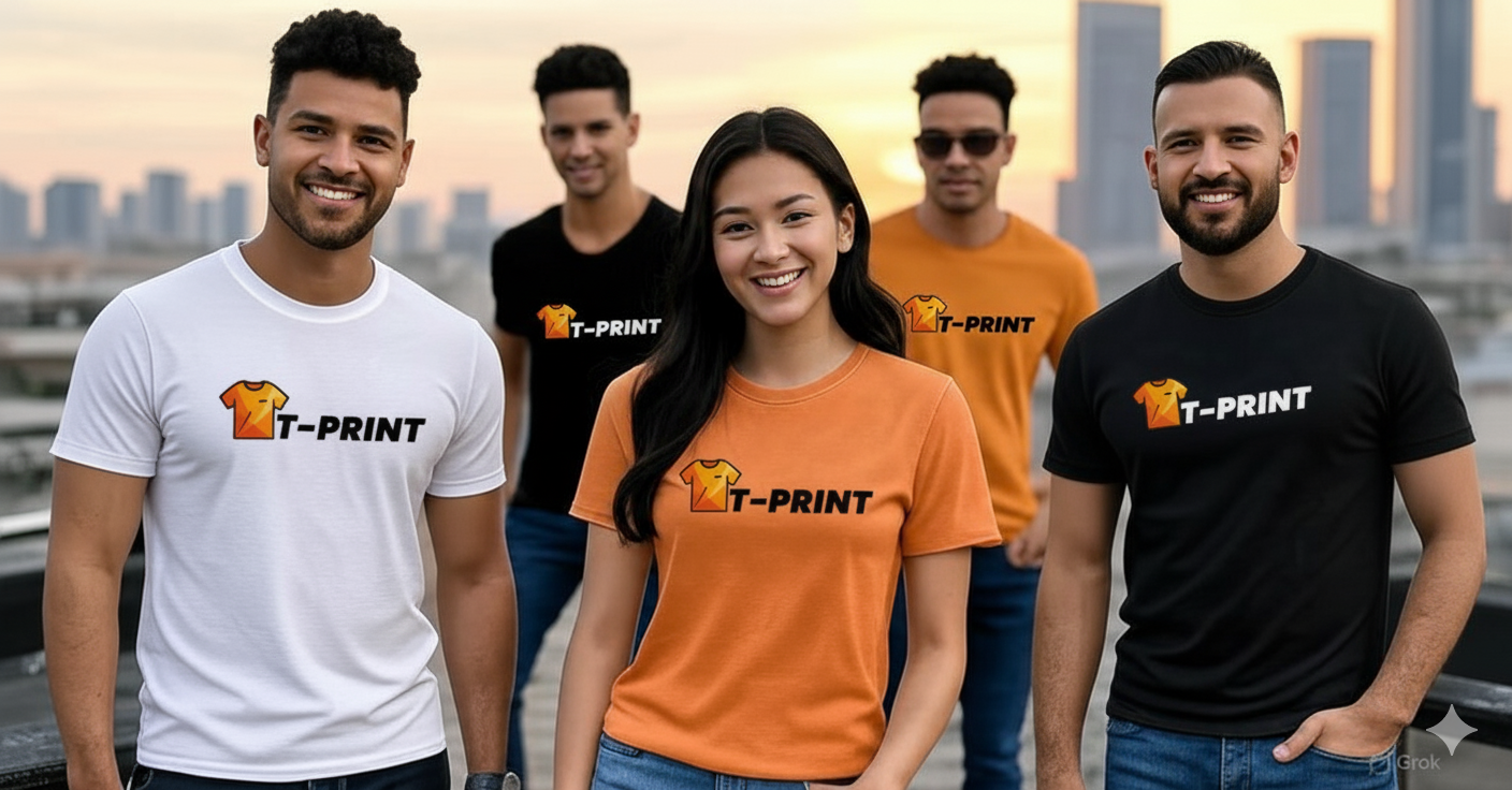 Variedad de camisetas personalizadas.