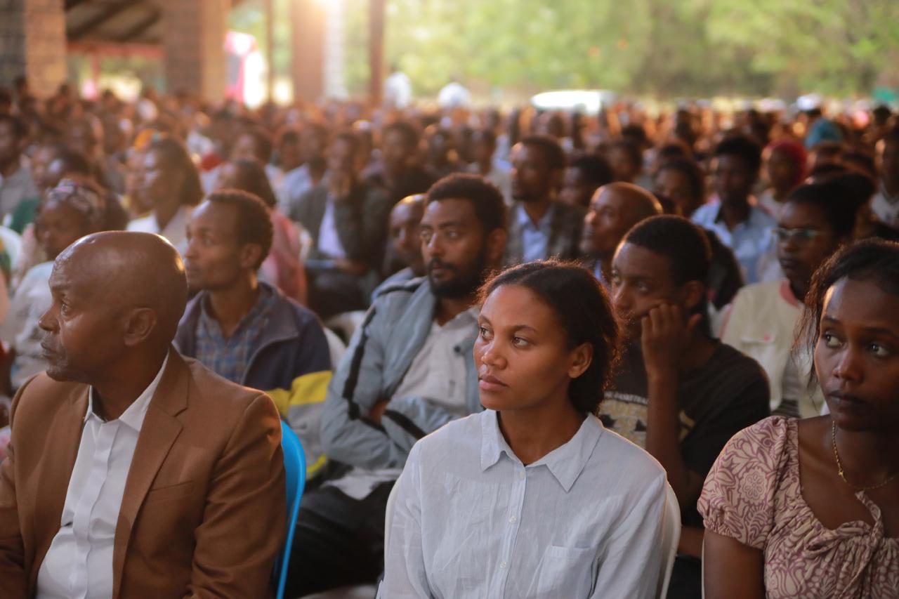 Missionaries during a training session in Hawassa.