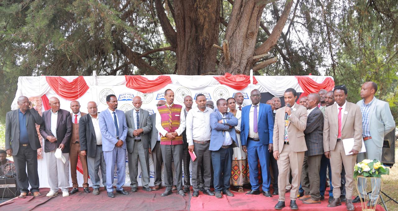 The founding ceremony of the Lemma Gossoma Blessing Ministry in Aleta Wondo.