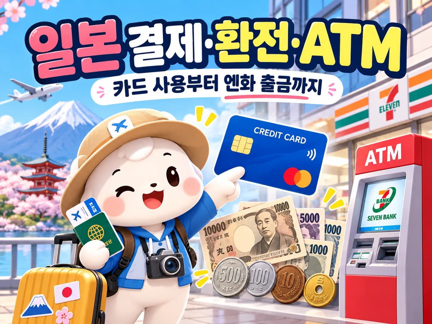 일본 결제·환전·ATM 가이드｜카드 사용·엔화 출금·수수료 총정리 대표 이미지
