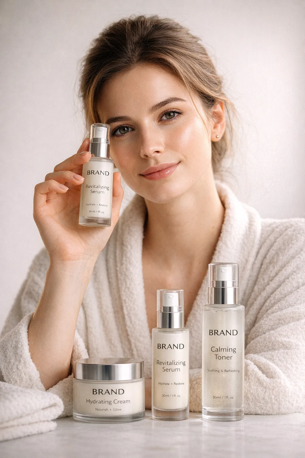 Premium Skincare Influencer Product Advertisement