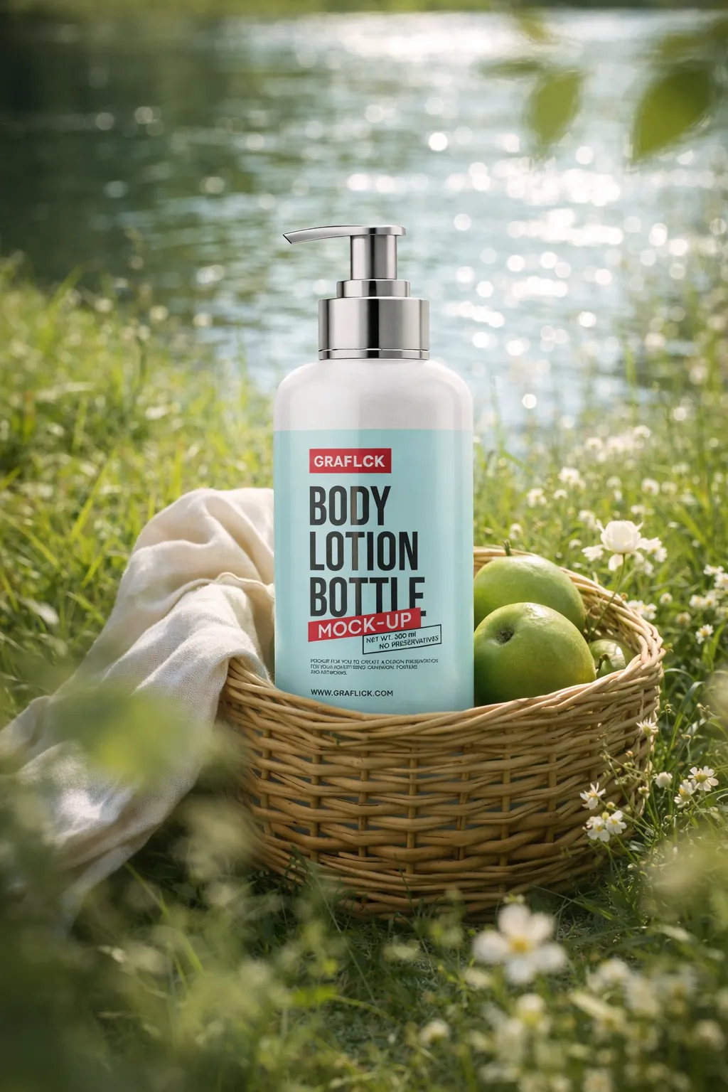 Fresh Outdoor Skincare – Nature Lifestyle Ecommerce Visual