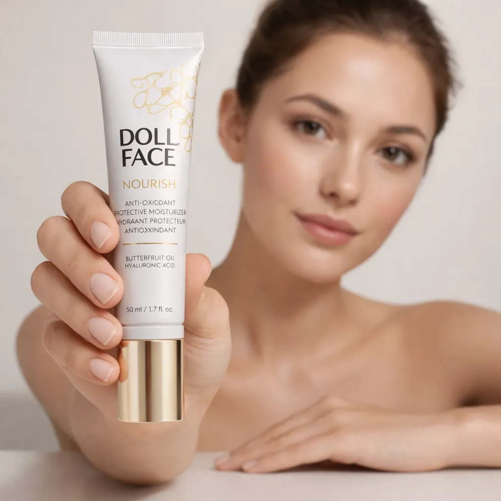 Skincare with Model – Clean Beauty Campaign Visual