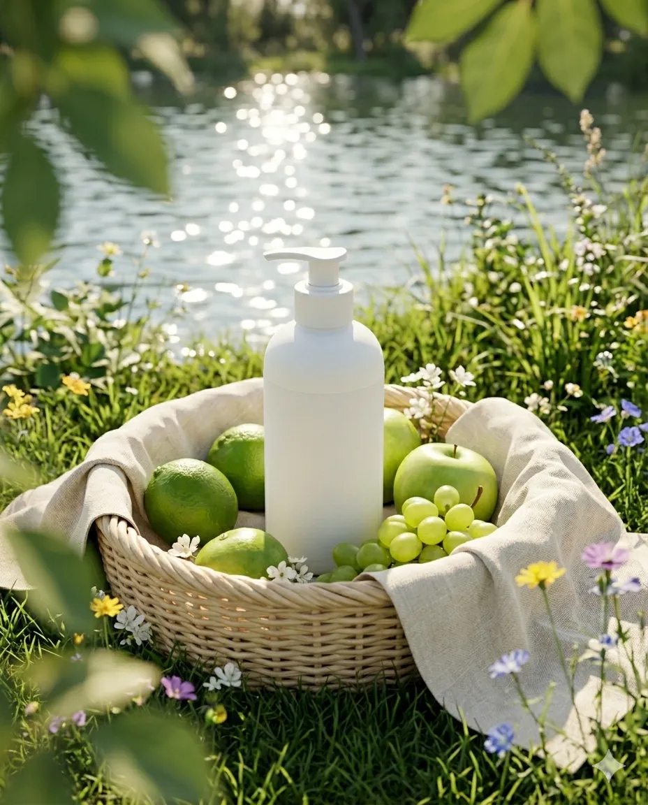 Fresh Outdoor Skincare – Nature Lifestyle Ecommerce Visual