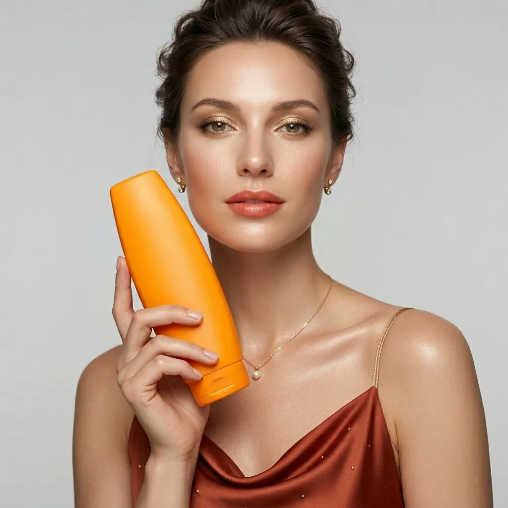 Skincare with Model – Minimal Beauty Campaign Visual