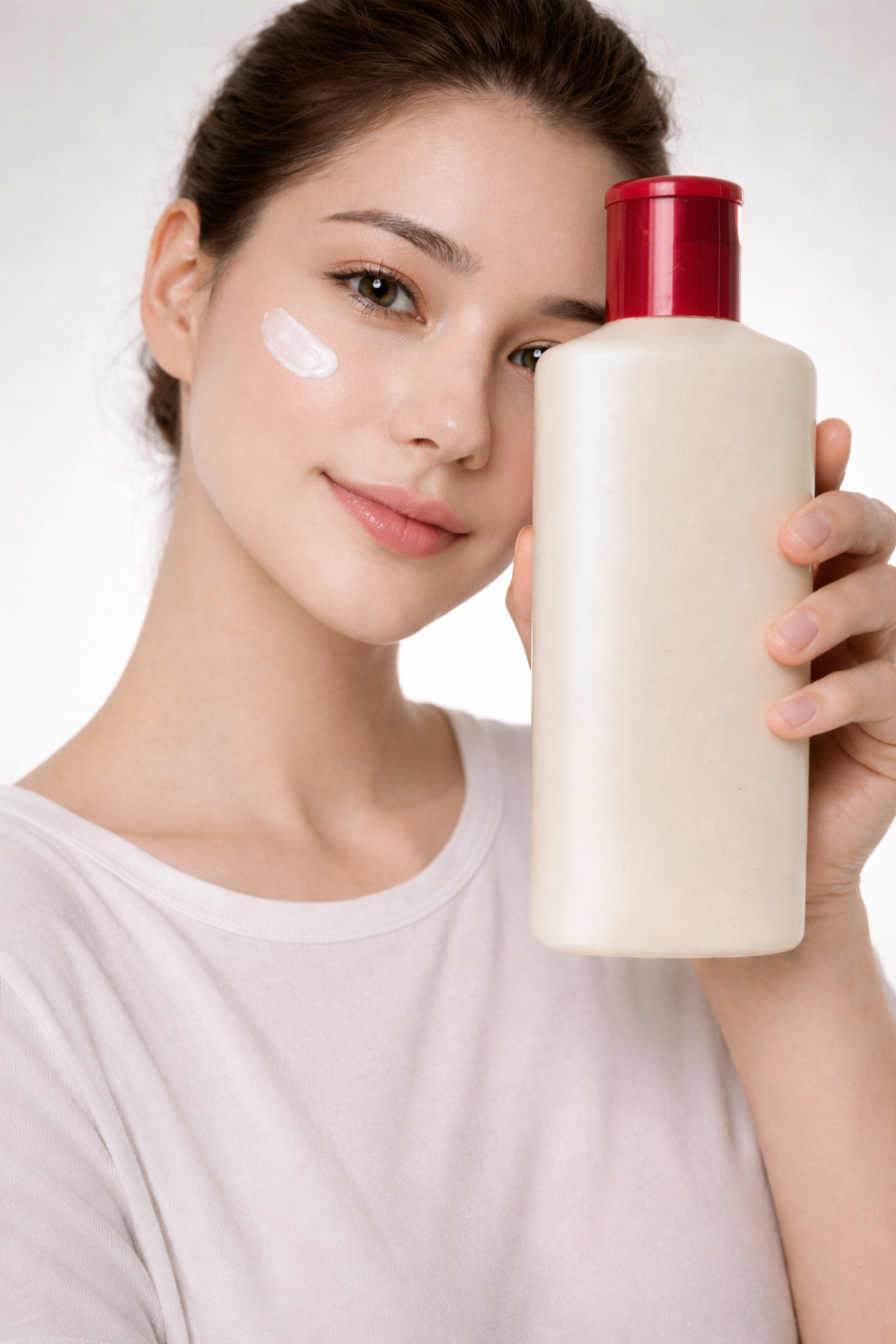 Skincare Close-Up – Fixed Pose Product Alignment Visual