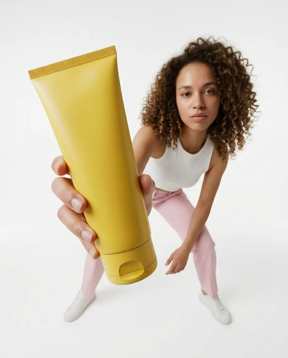 Sunscreen SPF 50 – Forced Perspective Hero Product Visual