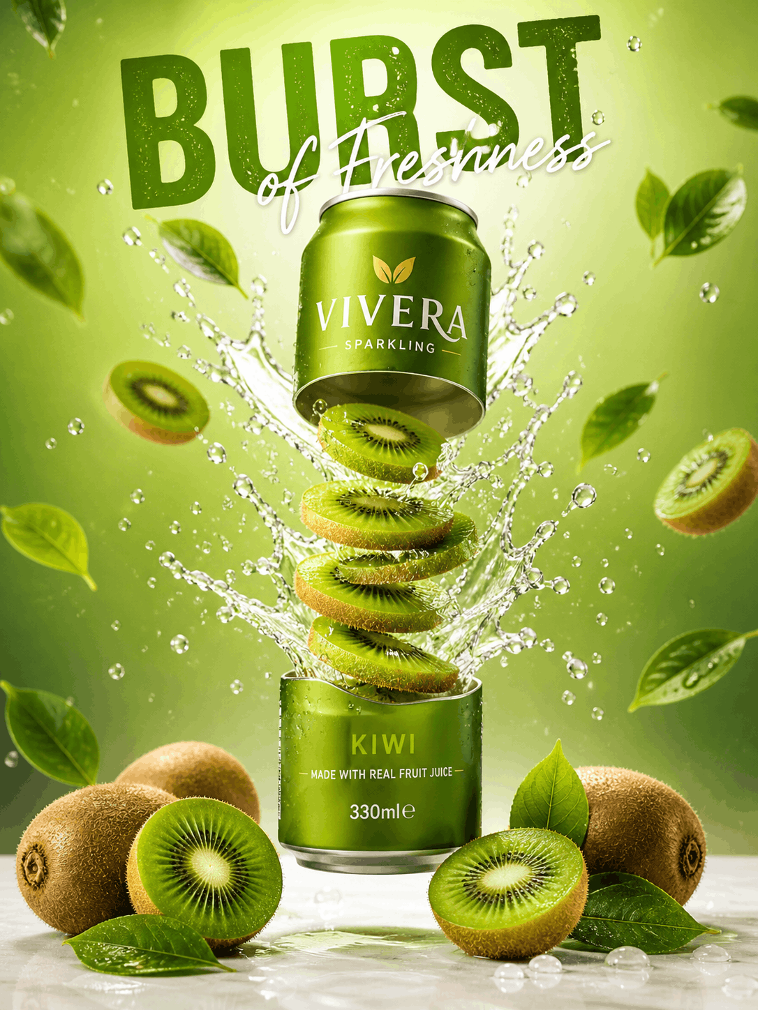 Premium Beverage Advertisement Poster