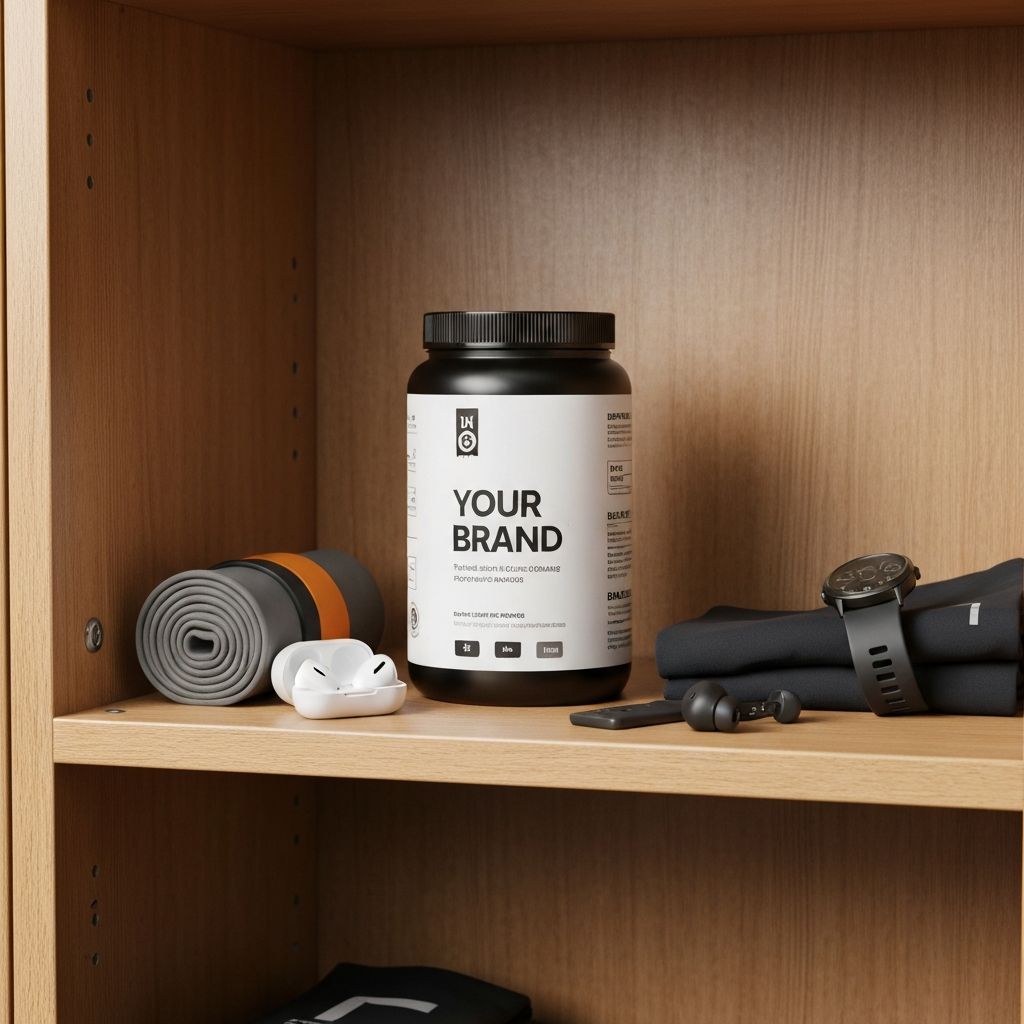 Protein Supplement – Athlete Locker Essential Kit Scene