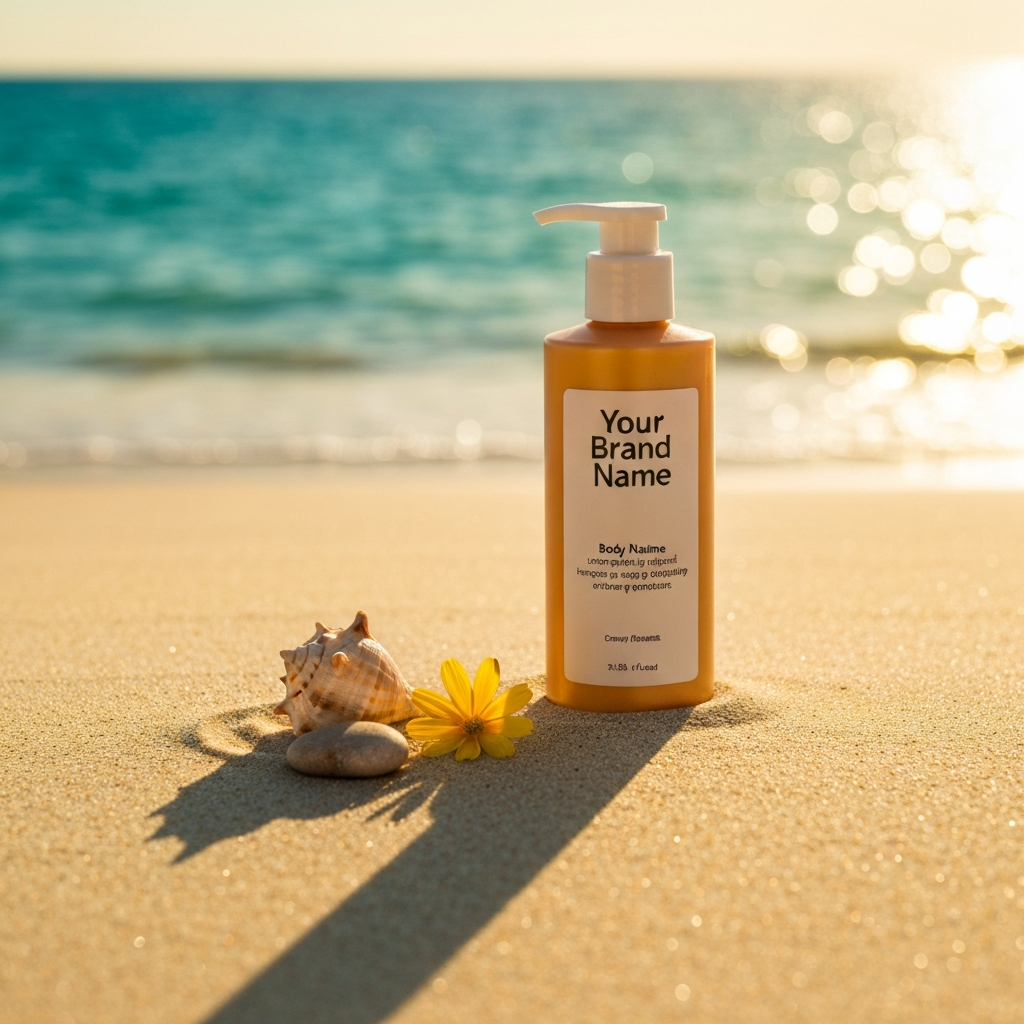 Body Lotion – Beach Golden Sand Summer Scene
