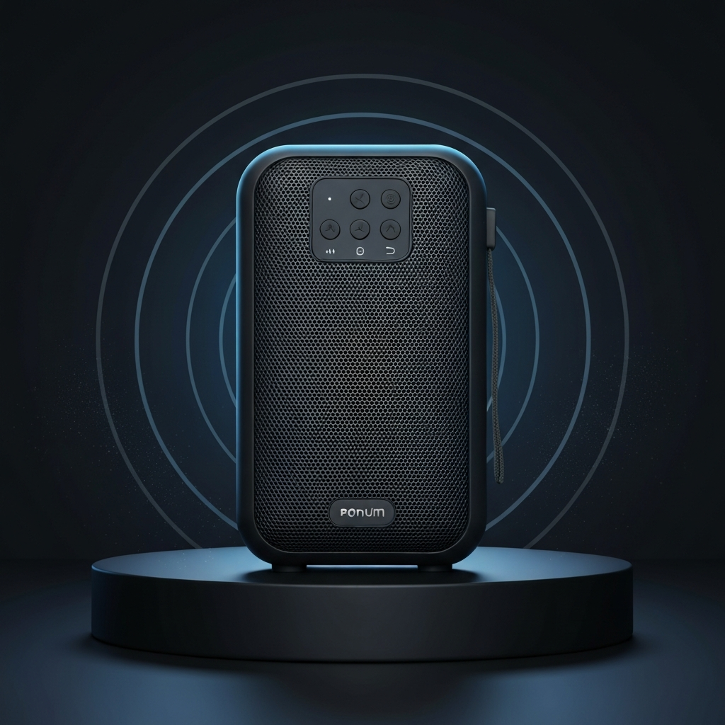 Portable Speaker – Minimal Audio Product Hero